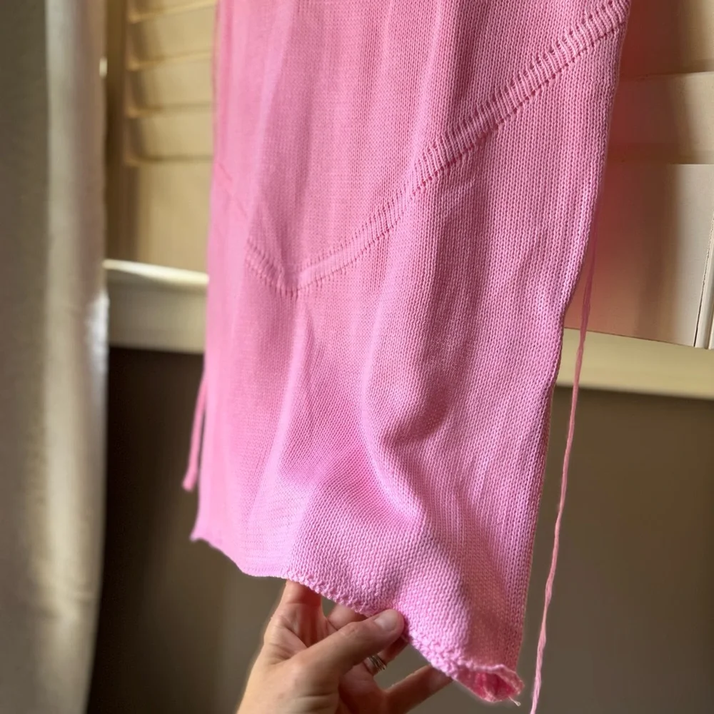 Knit Bubblegum Pink Women's Skirt | size Medium